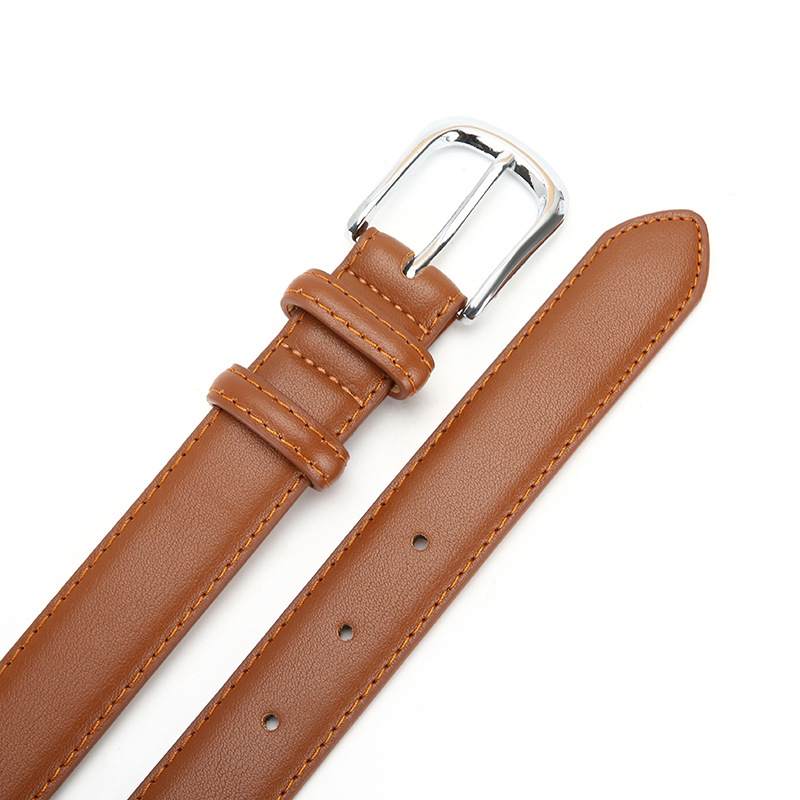 Ženski PU pojas za traperice, kopča od legure, duljina 105 cm, širina 2,8 cm, minimalistički svakodnevni stil
