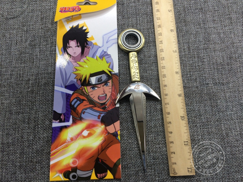 Naruto-inspirirani rotirajući set kunai i šuriken od legure