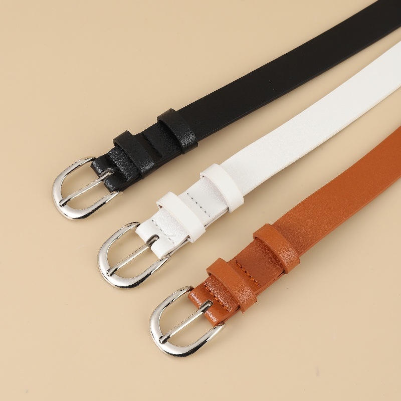 Ženski kaiš od PU kože s kopčom na pin, elegantan svakodnevni dodatak, širina 2–4 cm
