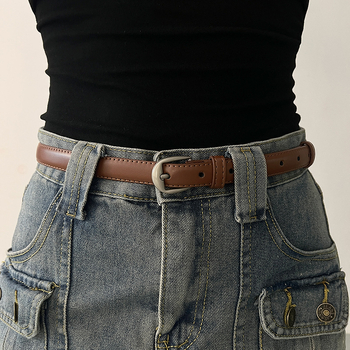 Novi ženski kaiš u korejskom stilu, retro modni kaiš za traperice, svestrani ukrasni dodatak za casual minimalistički stil.
