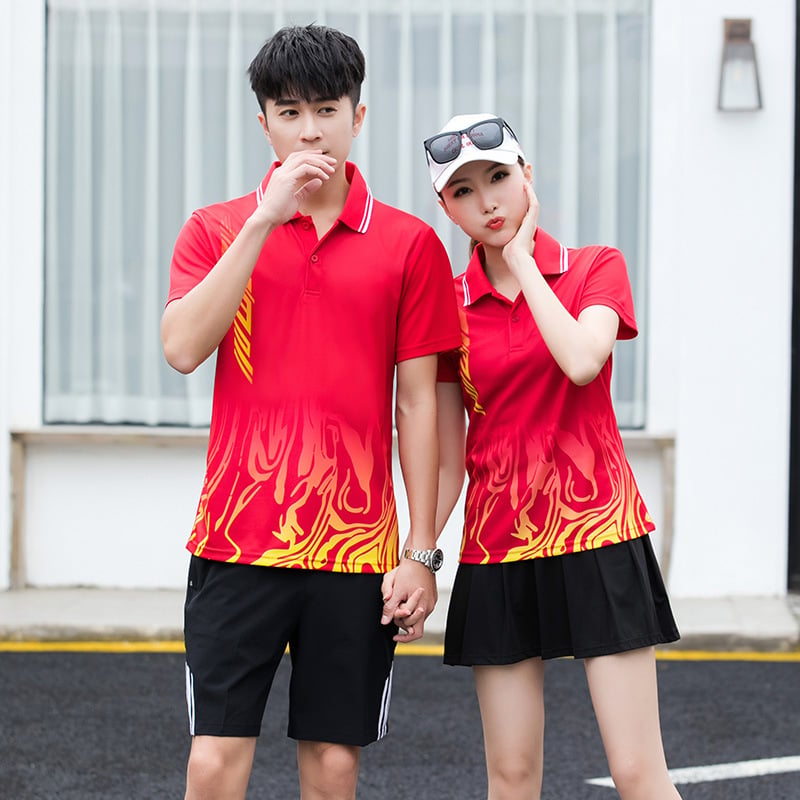 Ljetni unisex badminton set: majice kratkih rukava tipa T, polo majice, šorcevi, hlače i suknje
