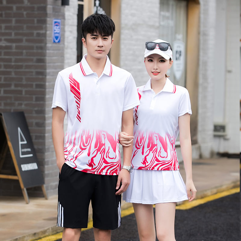 Ljetni unisex badminton set: majice kratkih rukava tipa T, polo majice, šorcevi, hlače i suknje