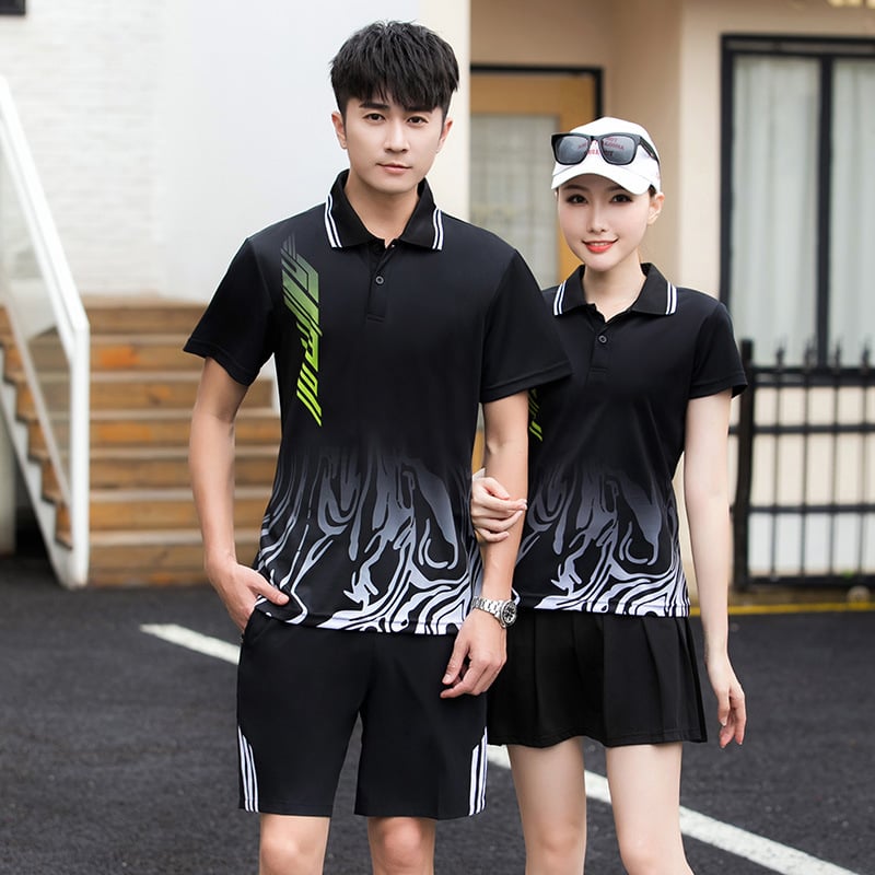 Ljetni unisex badminton set: majice kratkih rukava tipa T, polo majice, šorcevi, hlače i suknje