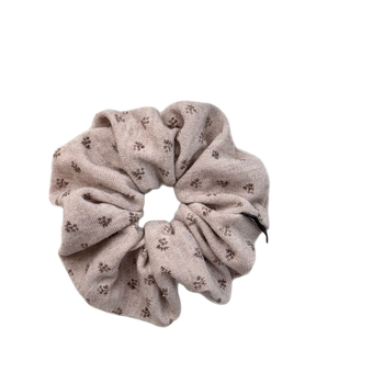 Korejskog stila pleteni cvjetni scrunchie s tiskom, elegantna gumica za kosu, ženski dodaci za kosu