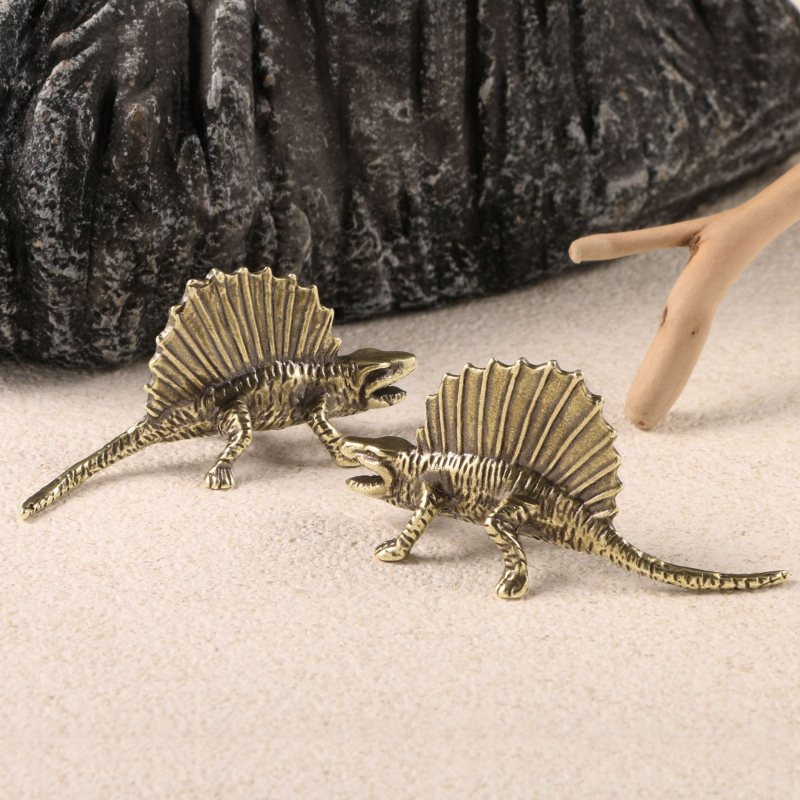Mesing figura Spinosaurus dinosaura, antikni dizajn, kolekcionarski komad