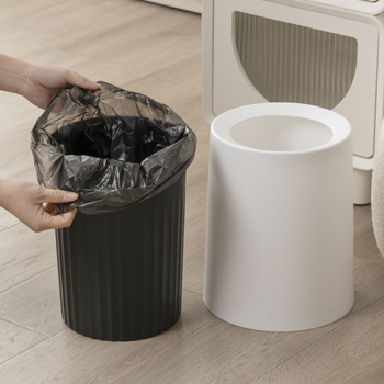 Plastični koš za otpad dvostrukog sloja, 10 L, za dnevni boravak, kuhinju i kupaonicu