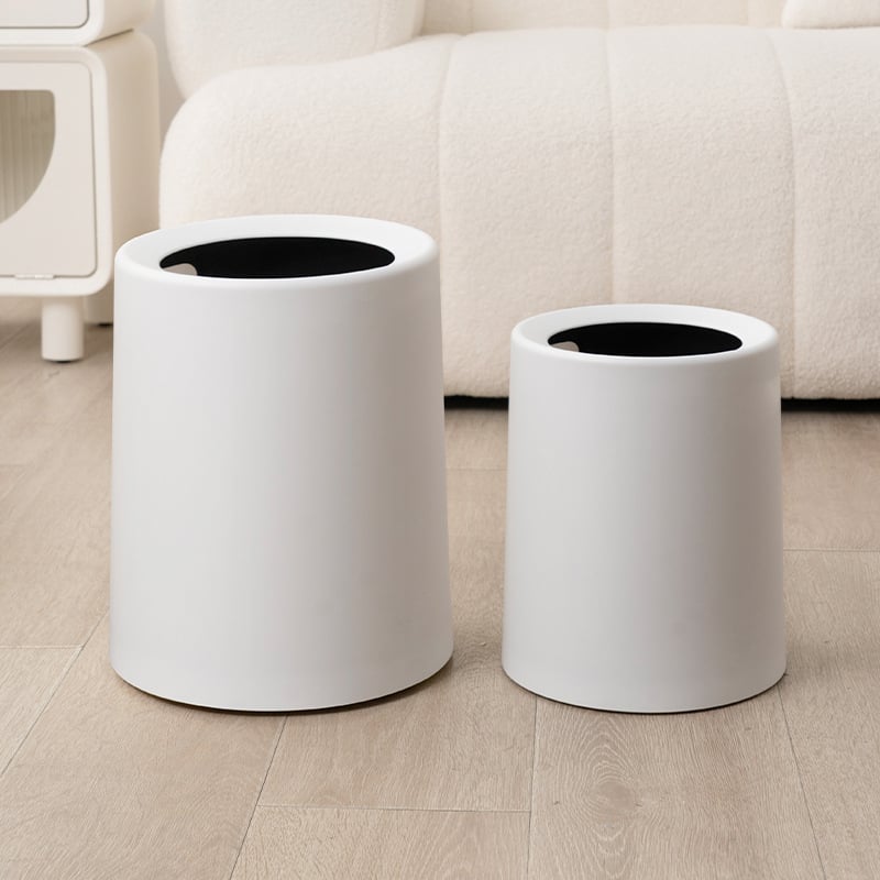 Plastični koš za otpad dvostrukog sloja, 10 L, za dnevni boravak, kuhinju i kupaonicu