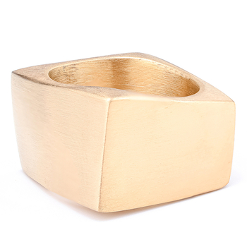 Prsten od titan čelika, minimalistički geometrijski kvadratni dizajn, unisex