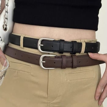 Vintage stil unisex kaiš za traperice s jednostavnom kopčom na pin, dekorativnog korejskog stila