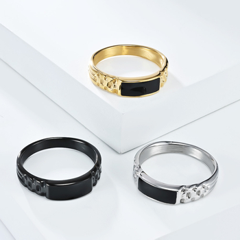 Nerđajući čelični prsten, unisex, geometrijski oblik, minimalistički luksuz, izuzetan stil
