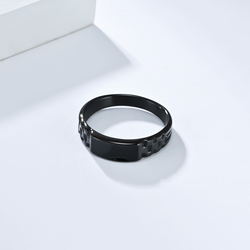 Nerđajući čelični prsten, unisex, geometrijski oblik, minimalistički luksuz, izuzetan stil