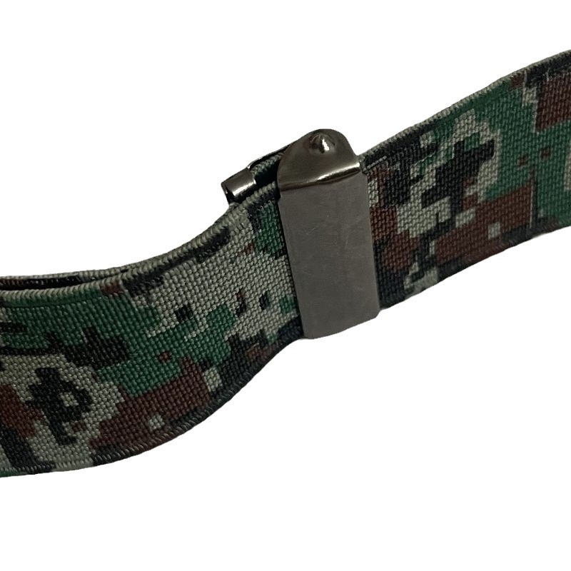 Kamuflažni vojni trening pojas za tinejdžere – unisex elastični pojas za struk