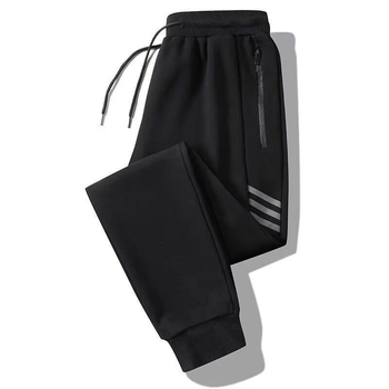 Ανδρικά casual jogger παντελόνια – άνετη εφαρμογή, μέση με κορδόνι, μονόχρωμα, μεγάλα μεγέθη, άνοιξη–φθινόπωρο