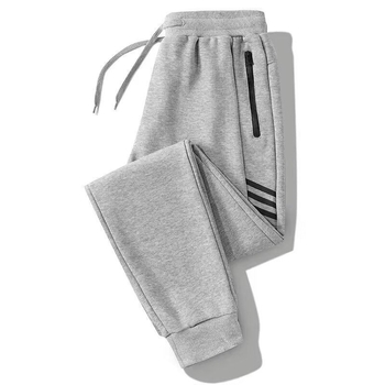 Ανδρικά casual jogger παντελόνια – άνετη εφαρμογή, μέση με κορδόνι, μονόχρωμα, μεγάλα μεγέθη, άνοιξη–φθινόπωρο
