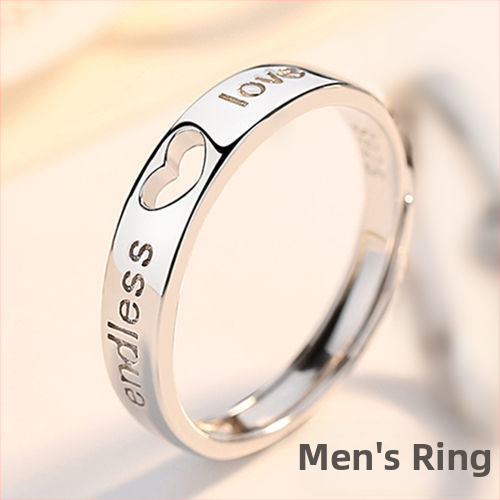 Pár prsteňov so srdcom pre mužov aj ženy, unisex, minimalistický štýl na Valentínsky deň
