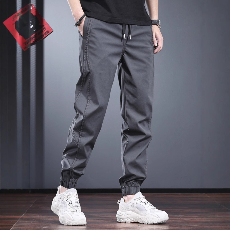 Ανδρικά jogger cargo παντελόνια, φθινοπωρινά-χειμερινά 2025, λεπτά, φαρδιά γραμμή, υψηλής ποιότητας, πολυχρηστικά αθλητικά παντελόνια