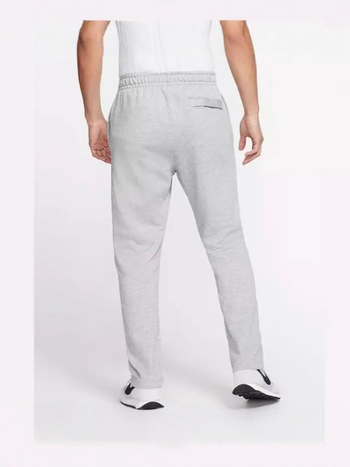 Ανδρικά χειμερινά jogger παντελόνια με κεντημένο μικρό λογότυπο, χαλαρή εφαρμογή, φλις επένδυση, τελείωμα με μανσέτα, μοντέλο 2708