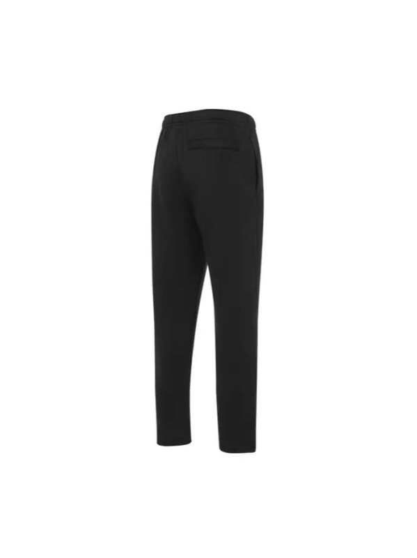 Ανδρικά χειμερινά jogger παντελόνια με κεντημένο μικρό λογότυπο, χαλαρή εφαρμογή, φλις επένδυση, τελείωμα με μανσέτα, μοντέλο 2708