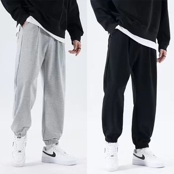 Muške jednobojne jogger hlače, ležerni kroj, za proljeće, ljeto i jesen, svestrane sportsko-casual hlače sa uskim završecima na gležnjevima