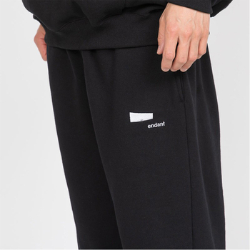 Ανδρικά βαμβακερά παντελόνια jogger βαρέως τύπου με κέντημα φάλαινας, χαλαρή γραμμή, ελαστικά τελειώματα, ίσιο παντελόνι, μονόχρωμα