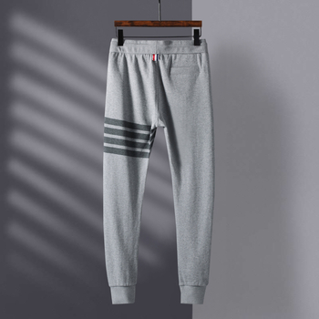 TB sportske hlače jogger, novi stil, duge, s četiri pruge, 100% pamuk, casual, slobodan kroj, unisex sportske hlače