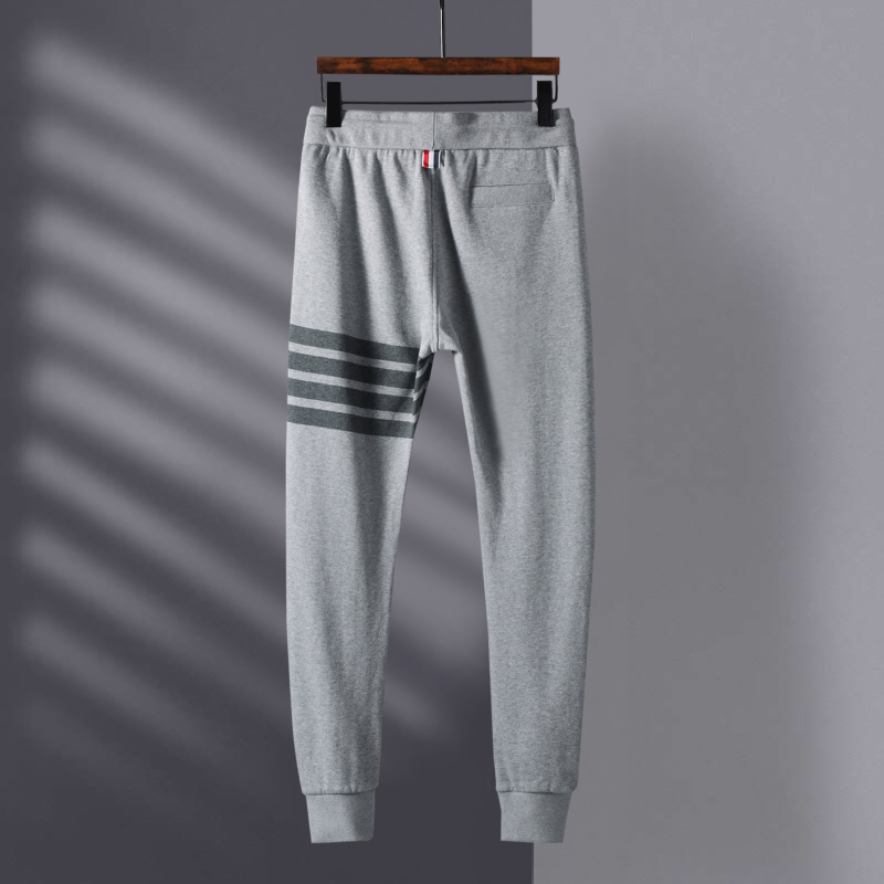 TB sportske hlače jogger, novi stil, duge, s četiri pruge, 100% pamuk, casual, slobodan kroj, unisex sportske hlače