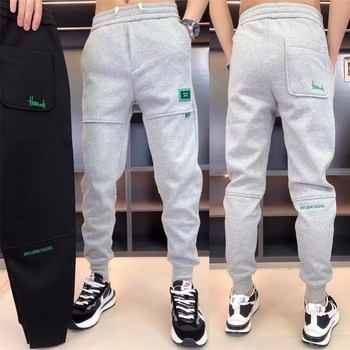 2023 tavasz-nyár férfi cropped harém nadrág, casual, slim-fit