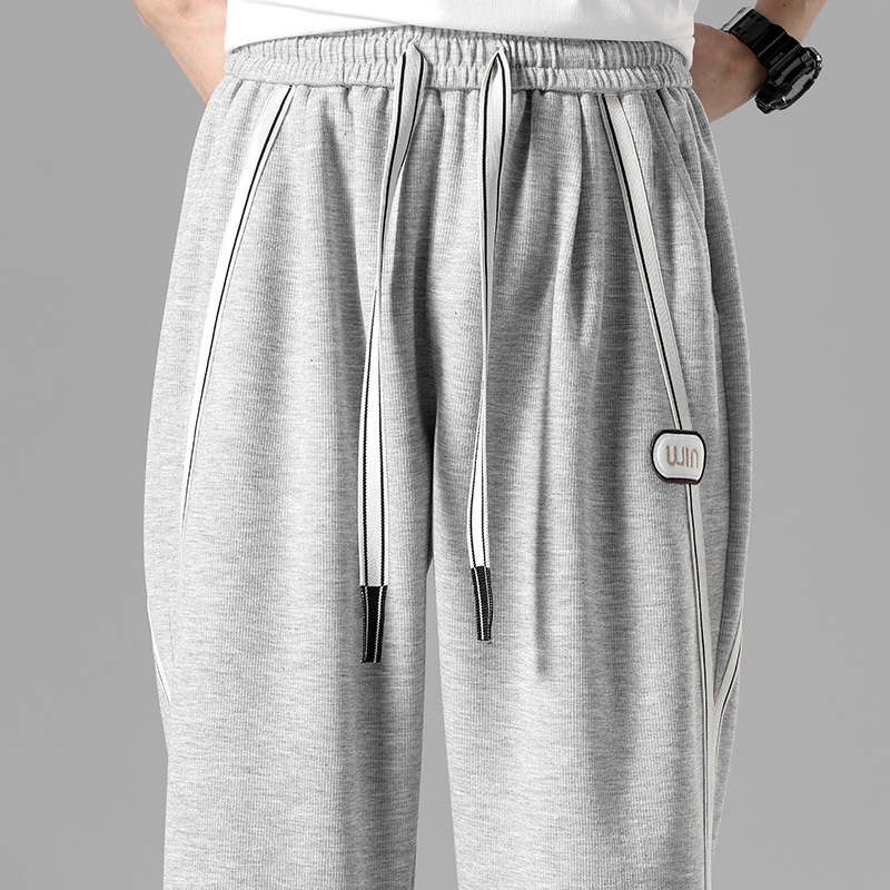 Yeqi muške sportske hlače, američki stil radne hlače, sive jogger hlače, muške casual hlače, veličina XL