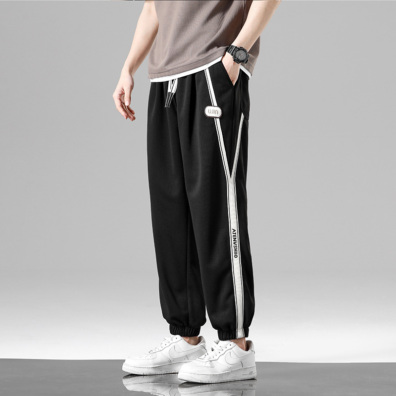 Yeqi muške sportske hlače, američki stil radne hlače, sive jogger hlače, muške casual hlače, veličina XL