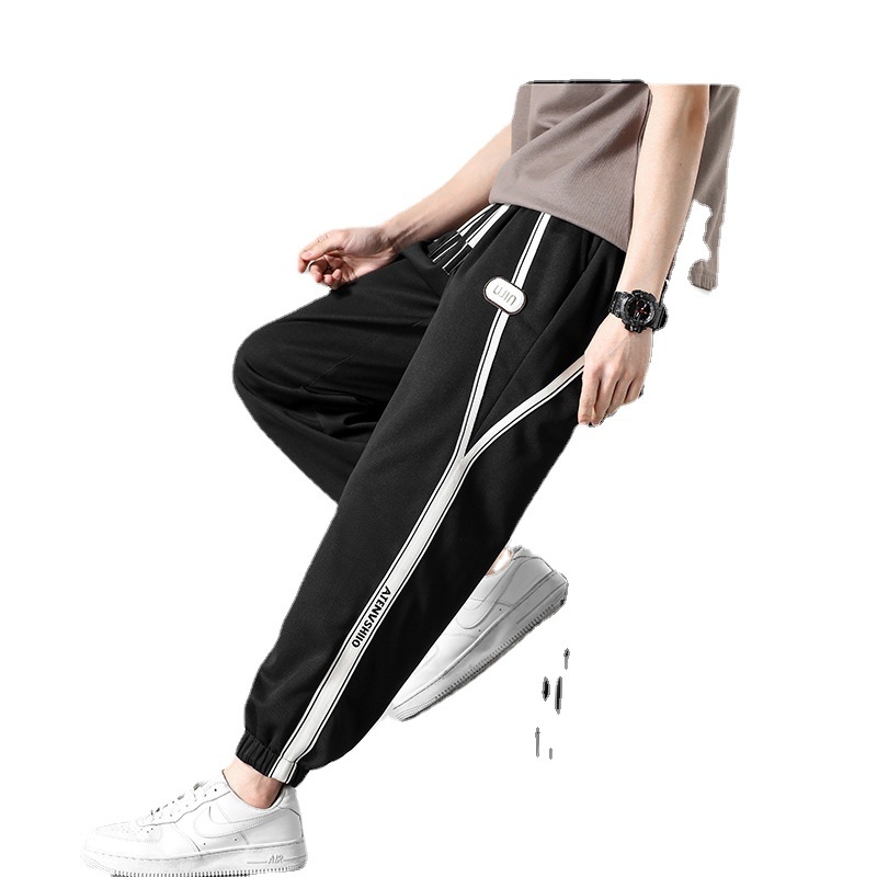 Yeqi muške sportske hlače, američki stil radne hlače, sive jogger hlače, muške casual hlače, veličina XL
