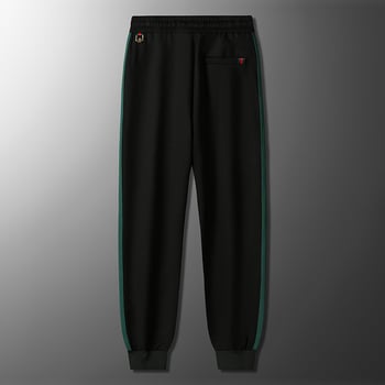 Muške casual hlače s rhinestones motivom pčele, geometrijski uzorak, bijele manžete, visok struk, vezanje, plus veličina