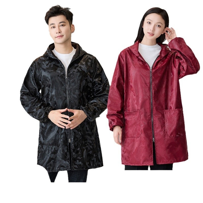 PU mekana koža vodootporna zaštitna jakna s fleece unutrašnjosti, otporna na mrlje i ulje, kamuflažni dizajn za jesen/zimu, unisex