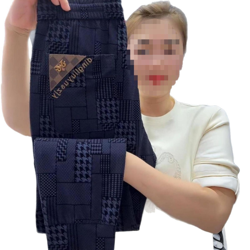 Muške lagane hlače za proljeće-ljeto, jogger stil, visok pas, prav kroj, uske završetke na gležnjevima, prozračné i brzo sušeće