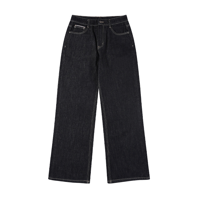Muške traperice ravnog kroja u prirodnoj boji denima, srednja veličina, svakodnevne hlače