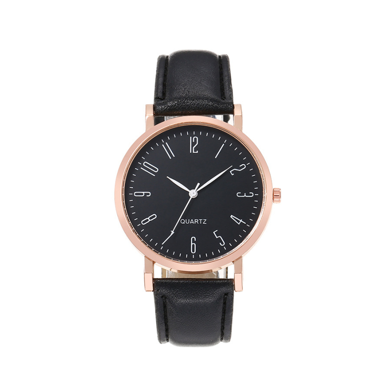 Wokai muški sat za poslovni i casual stil, brojčani prikaz, okrugli cifernik 40 mm, PU kaiš, kvarcni mehanizam, moguć otisak logotipa