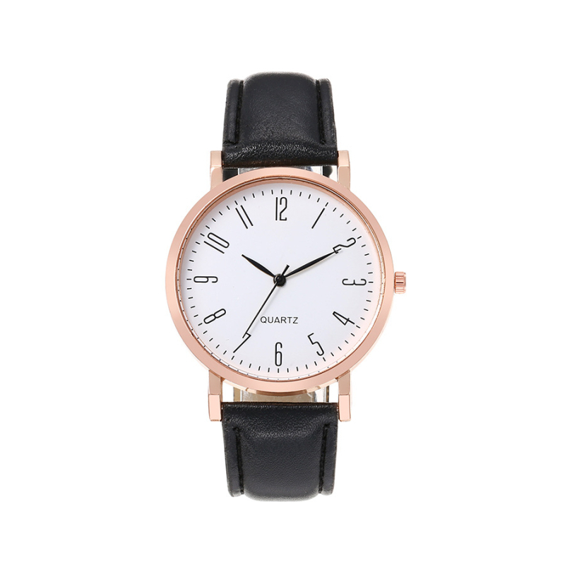 Wokai muški sat za poslovni i casual stil, brojčani prikaz, okrugli cifernik 40 mm, PU kaiš, kvarcni mehanizam, moguć otisak logotipa
