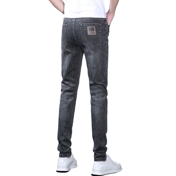 Ανδρικά τζιν με ίσια γραμμή, ελαφρύ denim, μεσαία μέση, 2025 άνοιξη-καλοκαίρι, πολλαπλών τσεπών