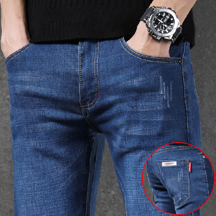 Muške traperice 2026 — nova moda ravni kroj, casual stil, korejski stil, jesen-zima