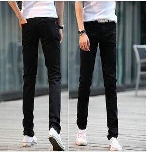 Ljetne muške traperice, slim-fit, rastezljive, ceruzni kroj, korejski stil