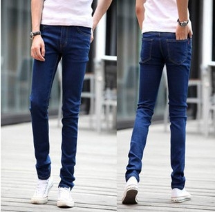 Ljetne muške traperice, slim-fit, rastezljive, ceruzni kroj, korejski stil