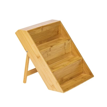Bambusov višeslojni stalak za začine, kuhinjski stolni organizator od drveta za spremnike i izložbu boca