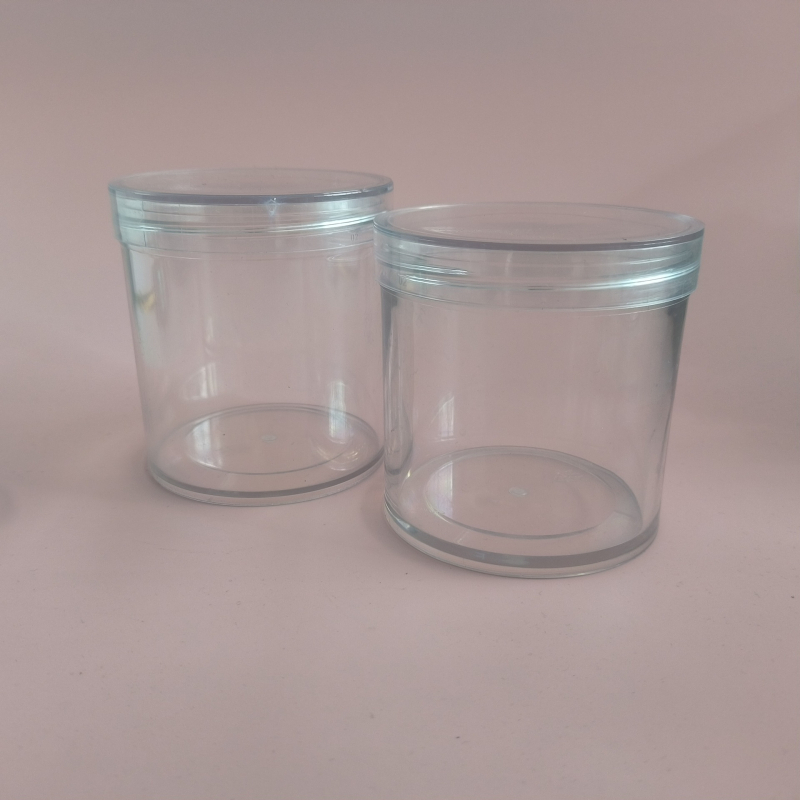 Prozirna čvrsta plastična posuda za hranu s dizajnom PET boce, za kekse, pržene sjemenke i aromatični čaj