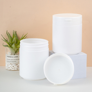 Προσαρμοσμένο μπουκάλι HDPE με ευρύ στόμιο 600 ml, με καπάκι αποσπώμενο – σφραγισμένος πλαστικός κάδος για γάλα σε σκόνη και τροφή