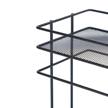 Dvostupan kuhinjski stalak za skladištenje, višenamjenski ormarić bez bušenja, odvodni i začinski stalak