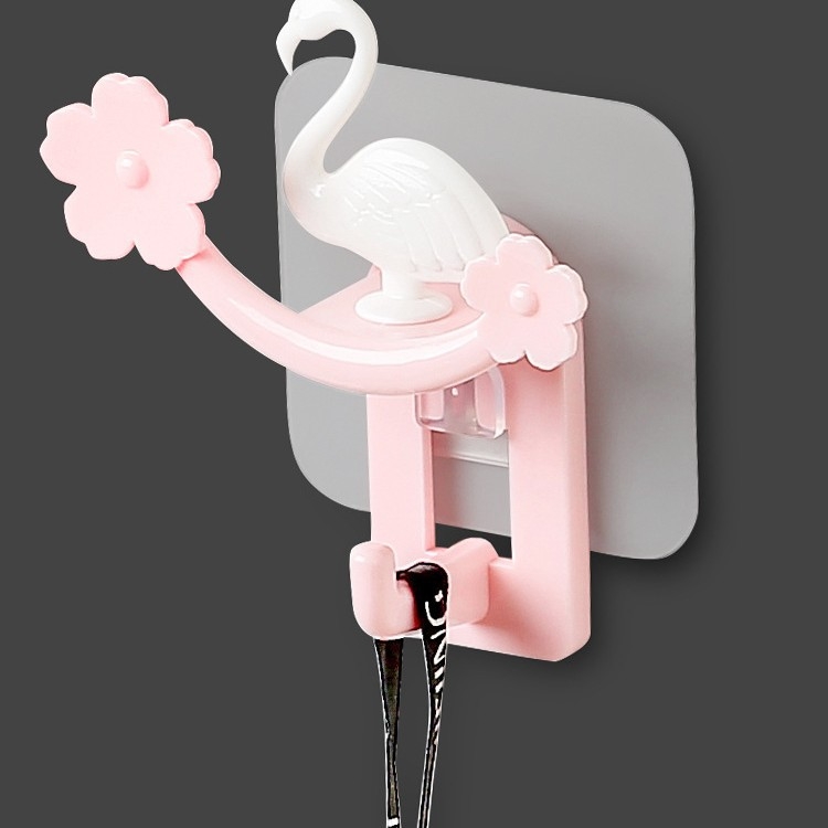 Flamingo ljepljiva kuka, nosivost do 3 kg, za kupaonicu i kuhinju, bez bušenja, zidni držač