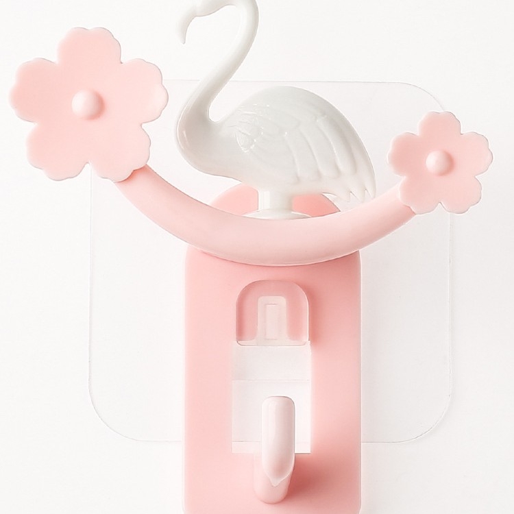 Flamingo ljepljiva kuka, nosivost do 3 kg, za kupaonicu i kuhinju, bez bušenja, zidni držač