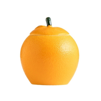 Narančasti keramički mini posuda za čaj Longjing, zatvorena posuda s graviranim logom, mogućnost prilagodbe, u papirnatoj kutiji.