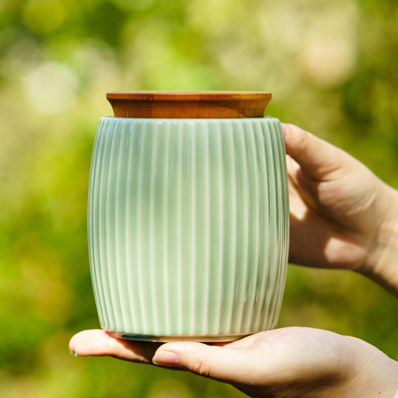 Premium keramički čajni spremnik s praznom kutijom za poklon za proljetne zelene čajeve (Longjing, Biluochun, Maojian, Yulu, Maofeng)