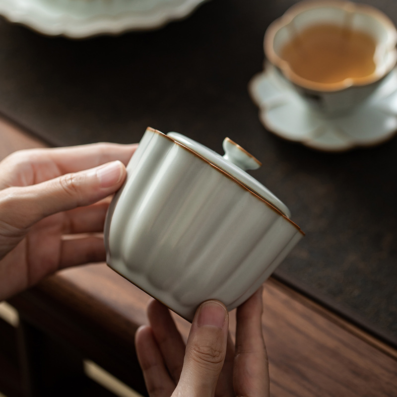 Keramička hermetički zatvorena posuda za čaj, pogodna za crni i bijeli čaj, moderan minimalistički stil, poklon-kutija