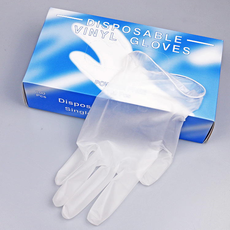Jednokratne PVC rukavice za ljepotu i kućanske poslove, prozirne